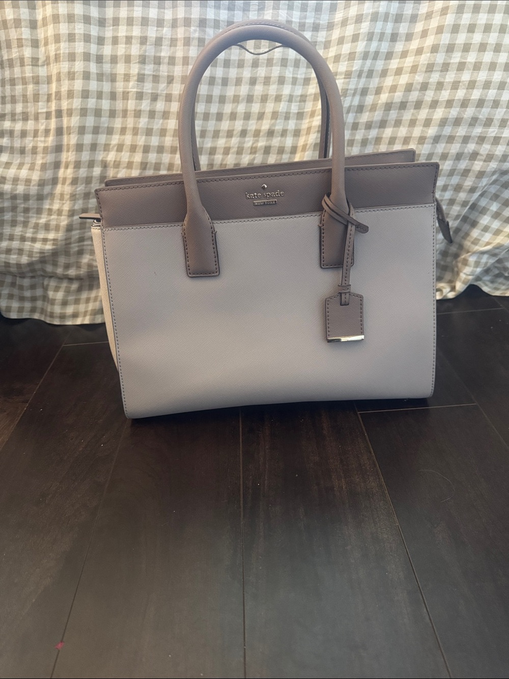 kate spade Two-Tone Mauve and Light mauve Structured Satchel